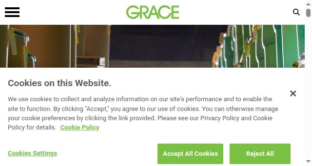 Screenshot of grace.com