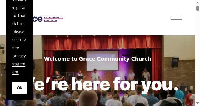Screenshot of graceinthecommunity.com