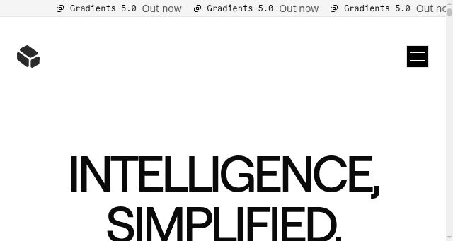 Screenshot of gradients.io