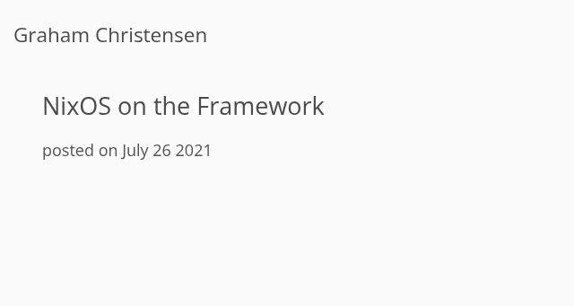 Screenshot of grahamc.com