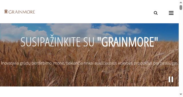 Screenshot of grainmore.lt