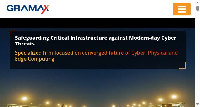 Screenshot of gramaxcybertech.com