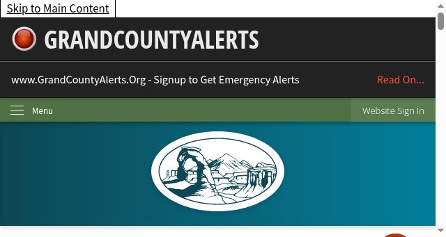 Screenshot of grandcountyutah.net