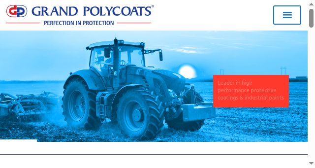 Screenshot of grandpolycoats.com