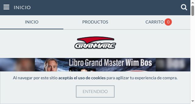 Screenshot of granmarctiendaonline.com.ar