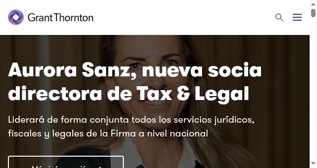 Screenshot of grantthornton.es