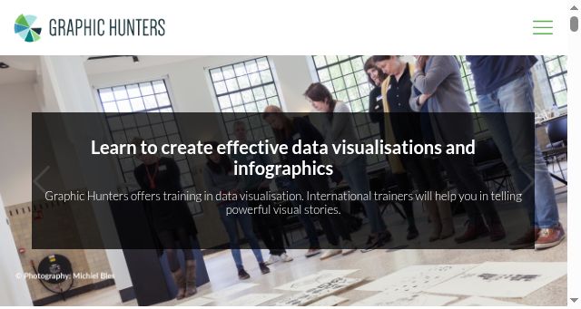 Screenshot of graphichunters.nl