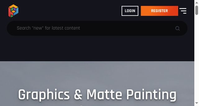 Screenshot of graphicscrate.com