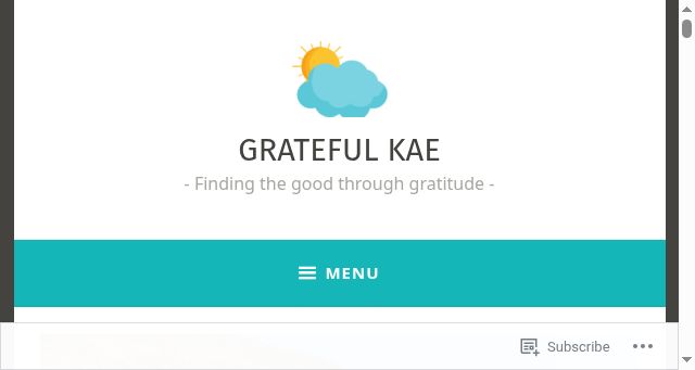 Screenshot of gratefulkae.com