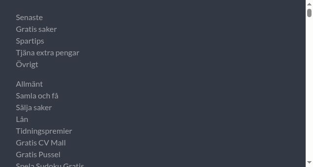 Screenshot of gratisvardag.se