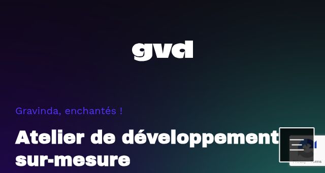 Screenshot of gravinda.fr