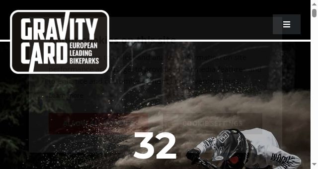 Screenshot of gravity-card.com