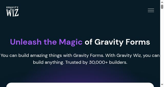 Screenshot of gravitywiz.com