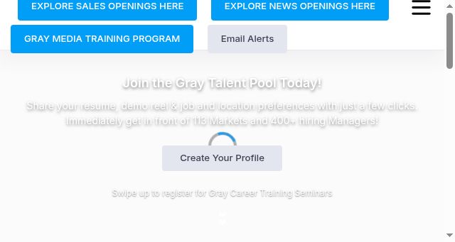 Screenshot of grayfuturecandidates.tv