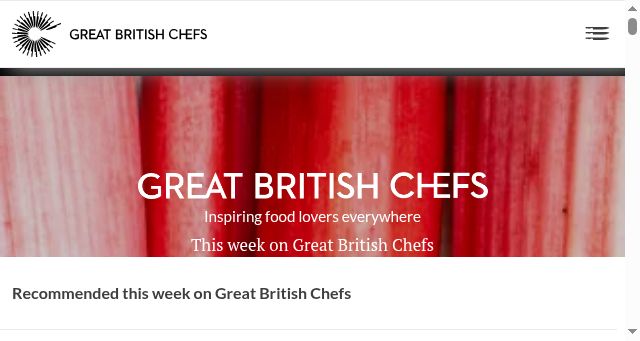 Screenshot of greatbritishchefs.com