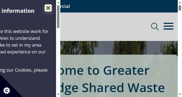 Screenshot of greatercambridgewaste.org
