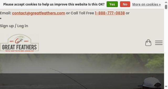 Screenshot of greatfeathers.com