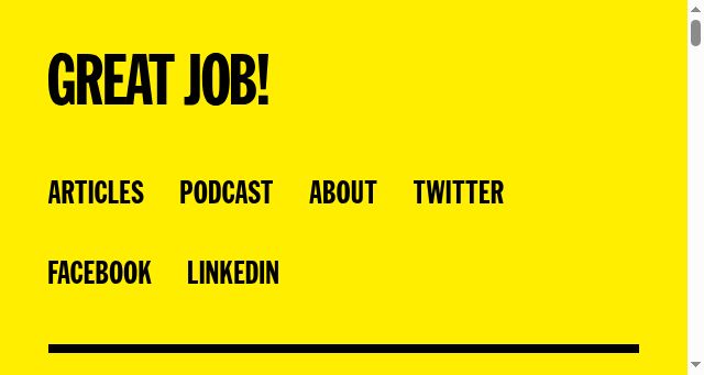 Screenshot of greatjob.kids