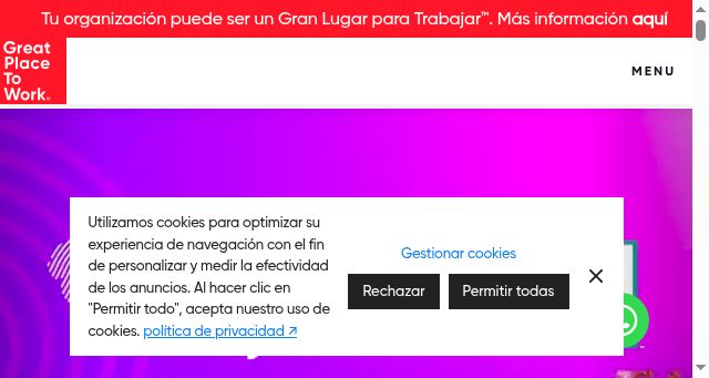 Screenshot of greatplacetowork.com.co