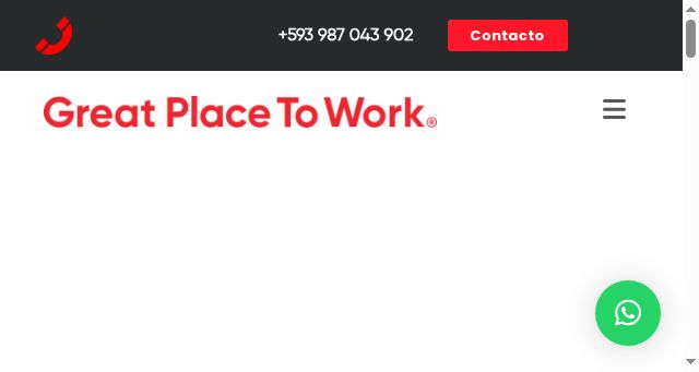 Screenshot of greatplacetowork.com.ec