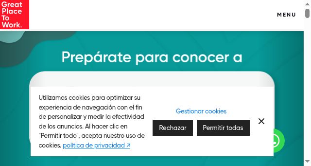 Screenshot of greatplacetowork.com.pe
