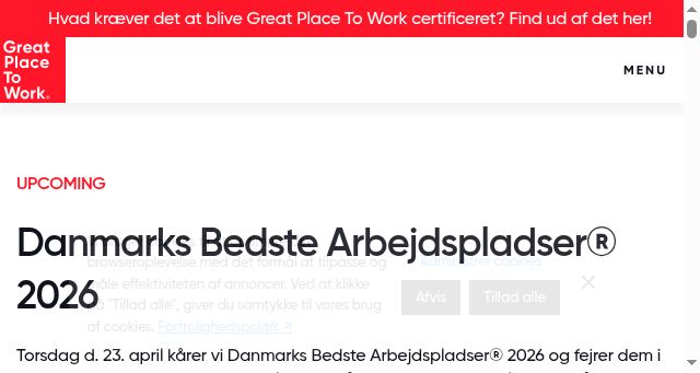 Screenshot of greatplacetowork.dk