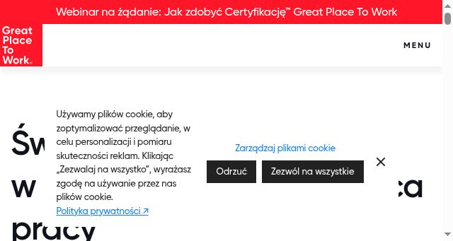 Screenshot of greatplacetowork.pl