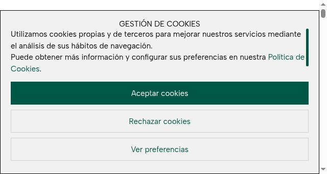 Screenshot of greene.es