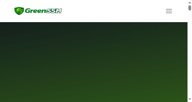 Screenshot of greenssh.net