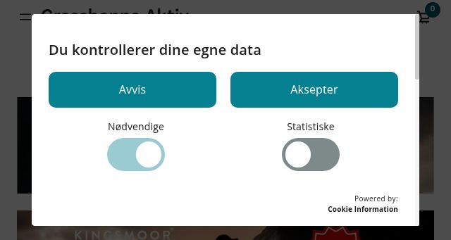 Screenshot of gresshoppaaktiv.no