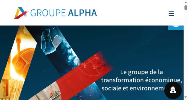 Screenshot of groupe-alpha.com