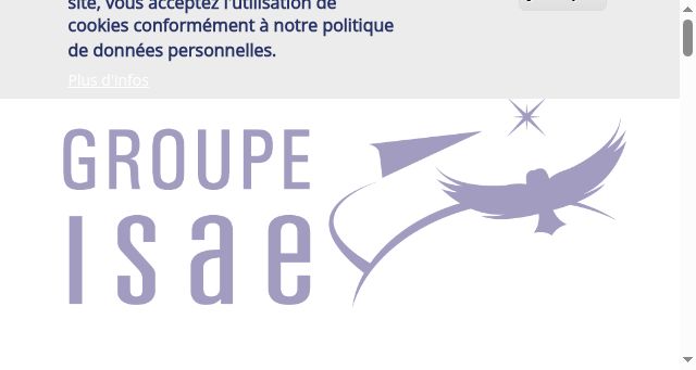 Screenshot of groupe-isae.fr