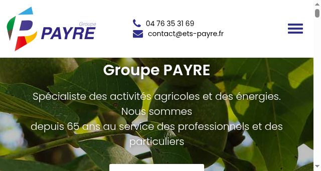 Screenshot of groupe-payre.fr