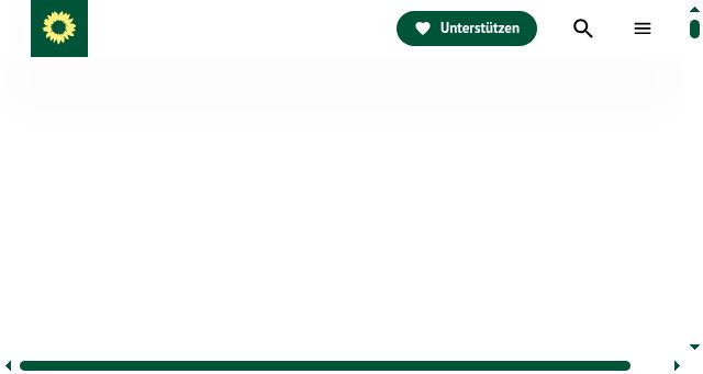 Screenshot of gruene.de