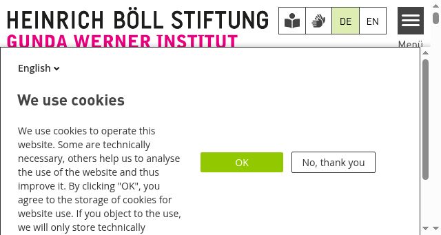 Screenshot of gwi-boell.de