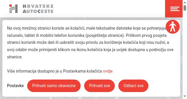 Screenshot of hac.hr