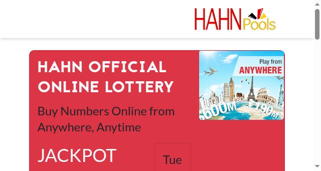 Screenshot of hahnpools.com