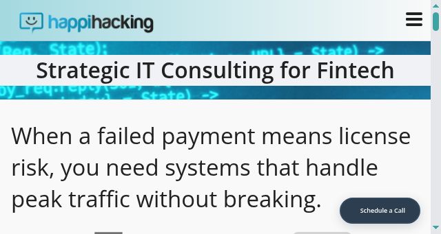 Screenshot of happihacking.com