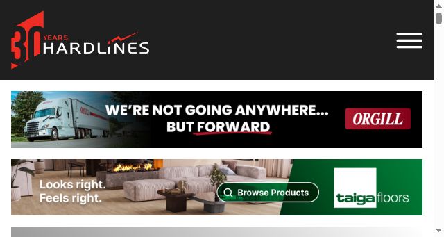 Screenshot of hardlines.ca