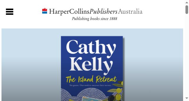 Screenshot of harpercollins.com.au