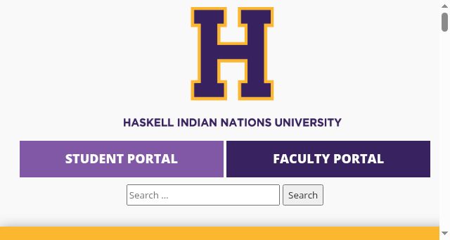 Screenshot of haskell.edu