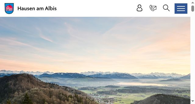 Screenshot of hausen.ch