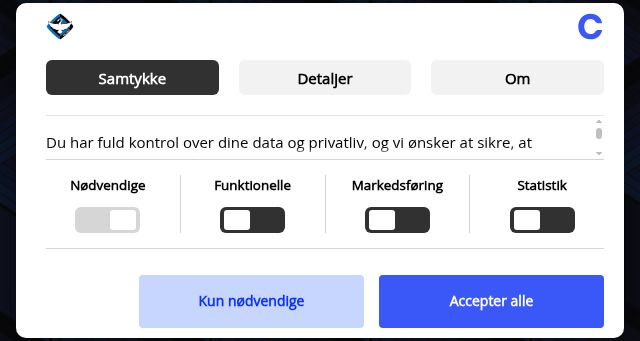 Screenshot of hbkoge.dk
