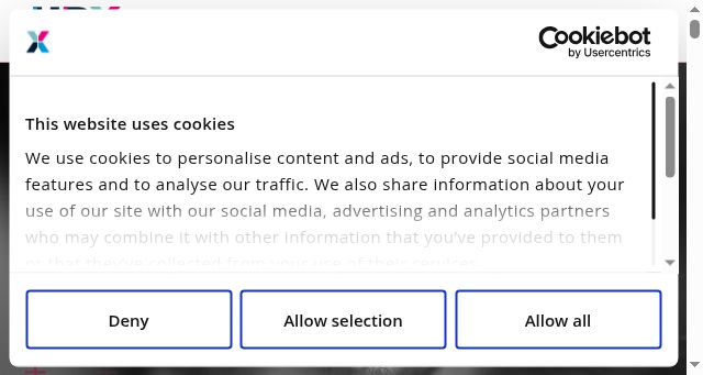 Screenshot of hbxgroup.com