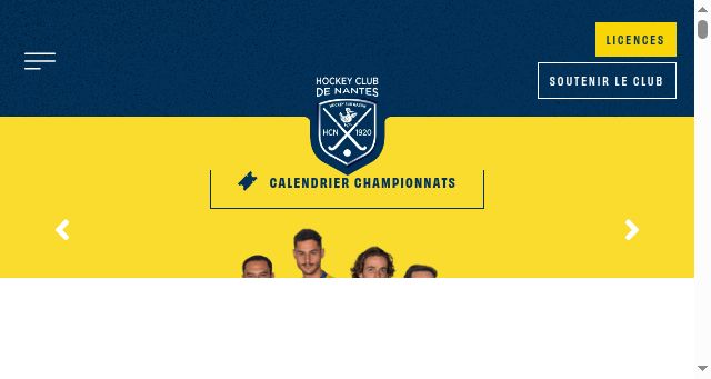 Screenshot of hcnantes.fr