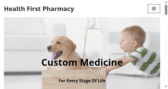 Screenshot of healthfirstpharmacy.com