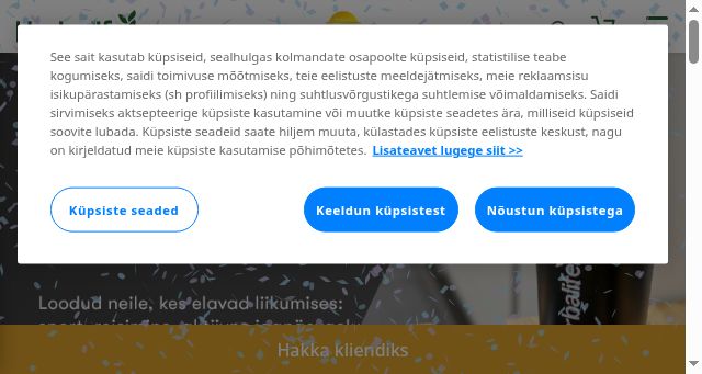 Screenshot of herbalife.ee