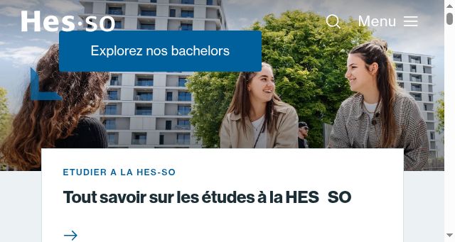 Screenshot of hes-so.ch