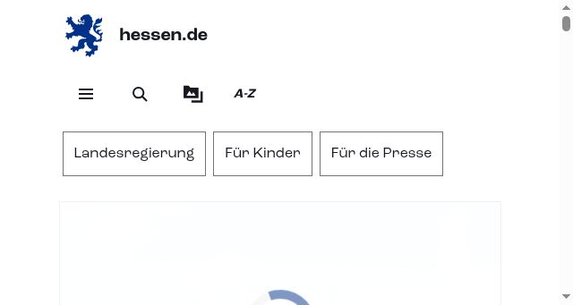 Screenshot of hessen.de