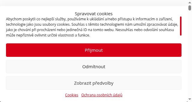 Screenshot of hesti.cz